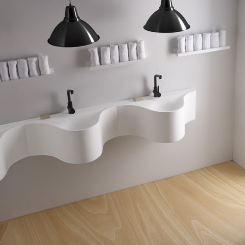 Подвесная раковина - MONTY - Bath Collection S.L. - из Solid Surface / скульптурная / современная