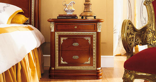 Классический ночной столик - CAPRI  - Homes - из дерева / прямоугольный / для бытового использования