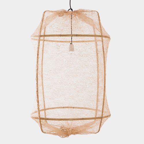 Подвесная лампа - Z2 BLONDE : SISAL NET - AY ILLUMINATE - из бамбука / современная / беспроводная
