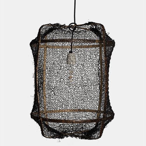 Подвесная лампа - Z5 BLACK : SISAL NET - AY ILLUMINATE - из бамбука / современная / беспроводная