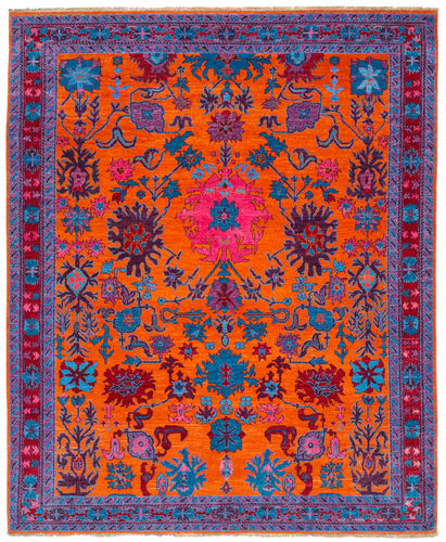 Восточный ковер - AZER PULSE 138 - JAN KATH - Contemporary Rug Art - с рисунком / из шерсти / из шелка