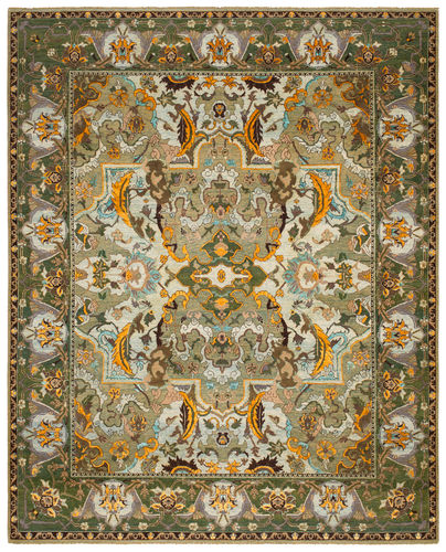 Современный ковер - POLONAISE BAYSWATER  - JAN KATH - Contemporary Rug Art - с рисунком / из шерсти / из шелка