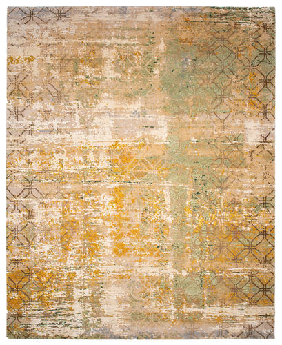 Современный ковер - ARTWORK 18 - JAN KATH - Contemporary Rug Art - геометрический / из шерсти / из шелка