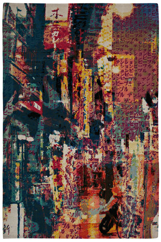 Современный ковер - TOKIO - JAN KATH - Contemporary Rug Art - с рисунком / из шерсти / из шелка