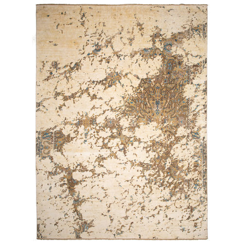 Восточный ковер - AGRA CANTT AERIAL  - JAN KATH - Contemporary Rug Art - с рисунком / из шерсти / из шелка