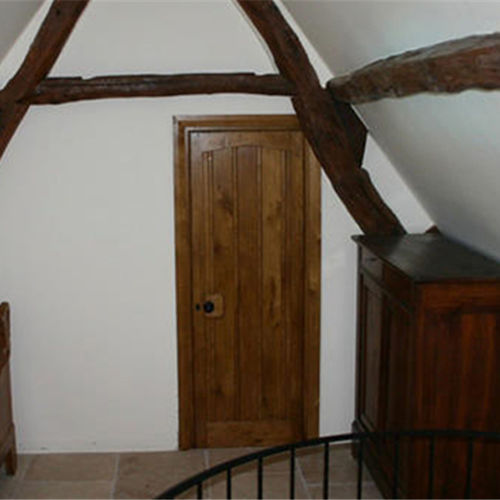 Дверь для интерьера - CHATEAU - Broadleaf Timber - из дуба / створчатая / заподлицо