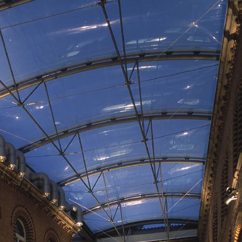 Текстильная мембрана ETFE Texlon® - KAPUZINERCARRÉE, GERMANY - Vector Foiltec - для натяжной конструкции / для фасада / для защиты от солнца