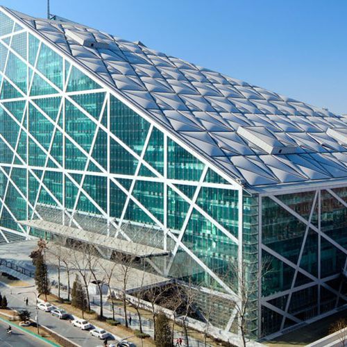 Модульная кровельная система - PARKVIEW GREEN FANG CAO DI, CHINA - Vector Foiltec - для металлического профиля / ETFE Texlon® / для профессионального использования