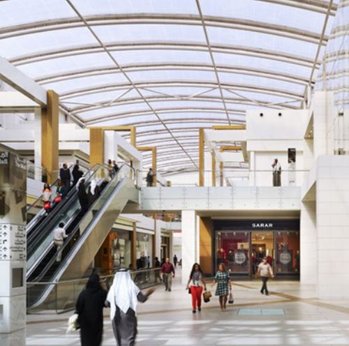 Изогнутая кровельная система - THE AVENUES, KUWAIT - Vector Foiltec - для металлического профиля / ETFE Texlon® / для профессионального использования