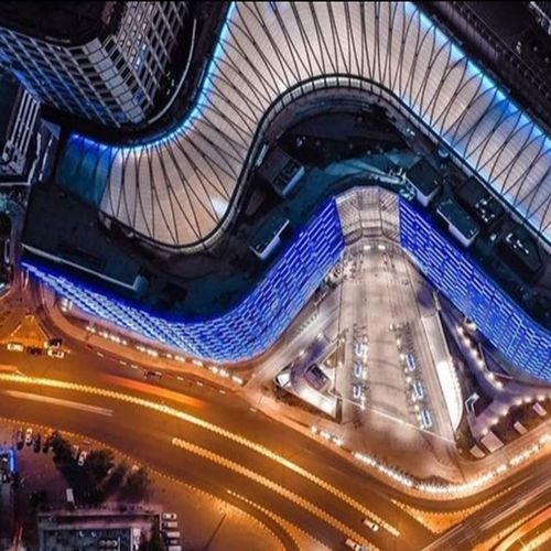 Кровельная система ETFE Texlon® - THE ASSIMA MALL KUWAIT - Vector Foiltec - изогнутая / для металлического профиля / для профессионального использования