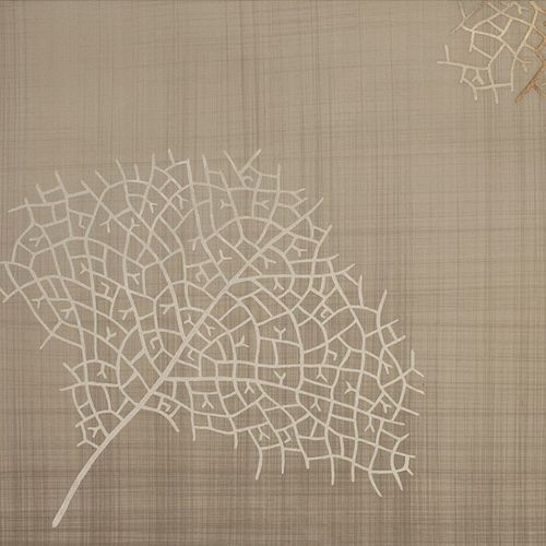 Современный обои - KAREHA - Fromental - из шелка / с рисунком / ручной работы