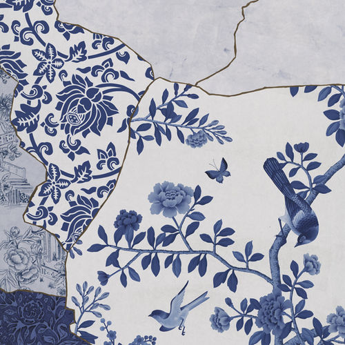 Современный обои - KINTSUGI - Fromental - природный мотив / набивной / ручной работы