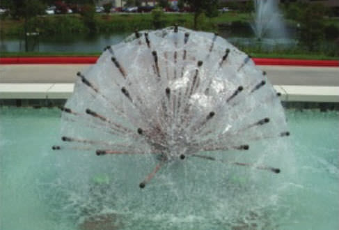 Распылительная головка для фонтана - NDH SERIES - DANDELION HEMISPHERE - Crystal Fountains