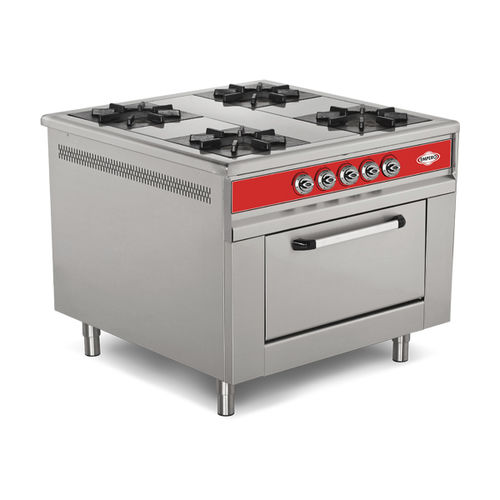 Газовая кухонная плита - EMP.9KG.021 - Empero - для профессионального использования / из нержавеющей стали / из чугуна