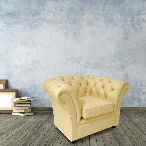 Кресло честерфилд - Rochester  - Kingsgate Furniture ltd - из кожи / из цельной древесины / со съемной подушкой