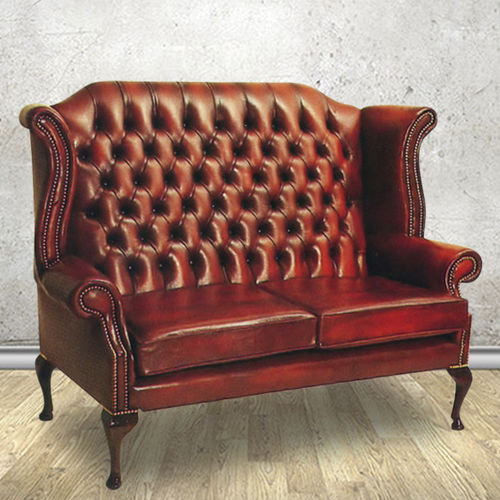 Диван честерфилд - Arkle  - Kingsgate Furniture ltd - из кожи / с подлокотниками / со съемной подушкой