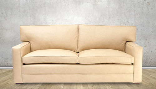 Современный диван - St Tropez  - Kingsgate Furniture ltd - из кожи / с подлокотниками / со съемной подушкой