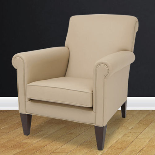 Классическое клубное кресло - Edward  - Kingsgate Furniture ltd - из кожи / из цельной древесины / со съемной подушкой