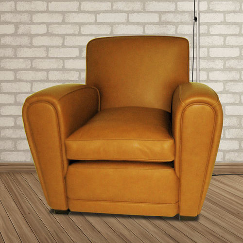 Классическое клубное кресло - Henry  - Kingsgate Furniture ltd - из кожи / из цельной древесины / со съемной подушкой