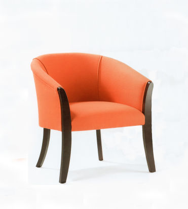Классический стул для посетителей - Regent - Kingsgate Furniture ltd - для интерьера / из ткани / из кожи