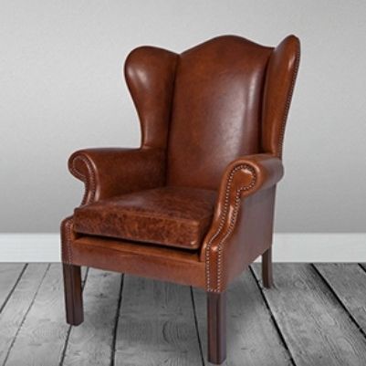 Классическое кресло - Churchill - Kingsgate Furniture ltd - из ткани / из кожи / из цельной древесины