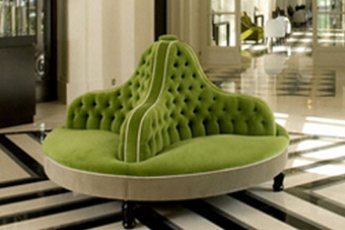 Банкетка честерфилд - Conversation  - Kingsgate Furniture ltd - из ткани / из кожи / из цельной древесины
