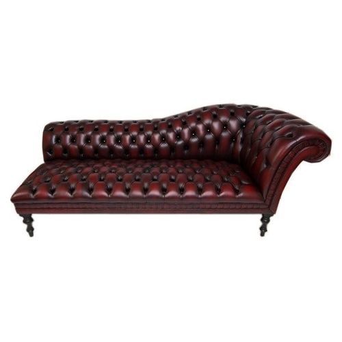 Шезлонг честерфилд - Walmer  - Kingsgate Furniture ltd - из кожи / из цельной древесины / с подлокотниками