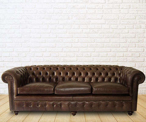 Современный диван - Classic - Kingsgate Furniture ltd - из кожи / с подлокотниками / персонализированный