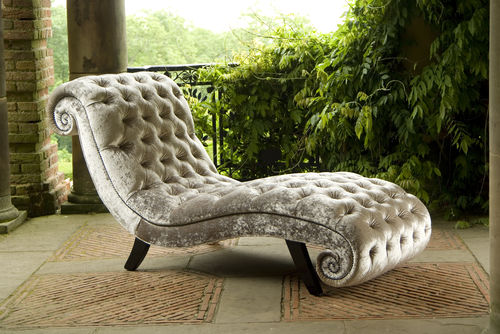 Шезлонг честерфилд - Parisian  - Kingsgate Furniture ltd - из ткани / из цельной древесины / для наружного применения