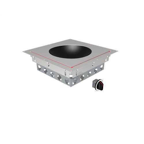 Индукционный вок - MS-I-POWER 300 E - MENU SYSTEM AG - для профессионального использования / 1 конфорка / встраиваемый