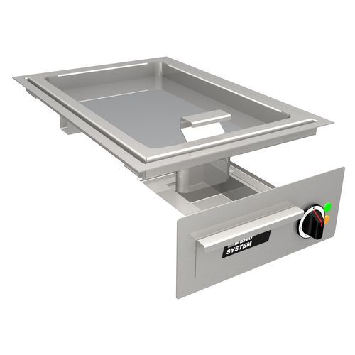Планча для профессиональной кухни - MS-G-40E - MENU SYSTEM AG - индукционная / встраиваемая