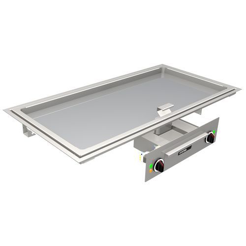 Планча для профессиональной кухни - MS-G-90E - MENU SYSTEM AG - индукционная / встраиваемая