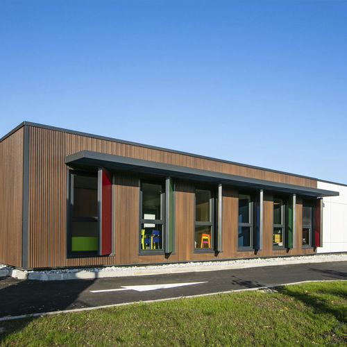Сборное здание - CIBOURE 321 m² - Cougnaud - модульное / из дерева / для школ