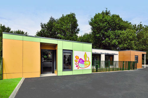 Модульное здание - PLOREAU 243 m²  - Cougnaud - сборное / из дерева / для яслей