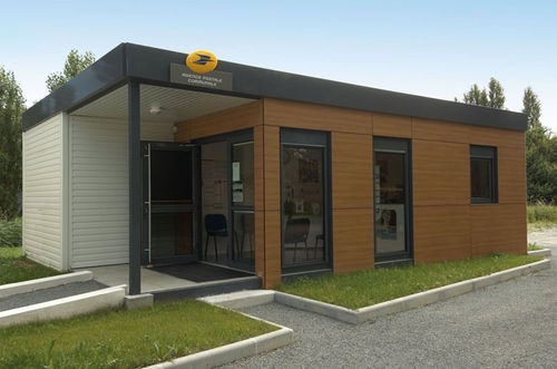 Сборное здание - CHAILLEVETTE 50 m²  - Cougnaud - из дерева / для офиса / экологическое