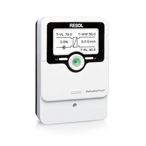 Настенный регулятор отопления - DELTASOL FRESH® - RESOL Elektronische Regelungen GmbH - для солнечного водонагревателя
