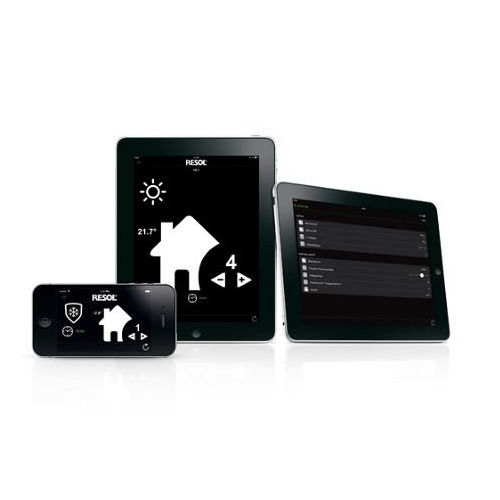 Клавиатура устройства управления для систем домашней автоматизации - VBUS®TOUCH HC - RESOL Elektronische Regelungen GmbH - для системы обогрева / настенная / для профессионального использования