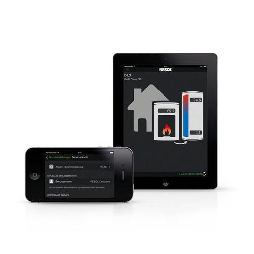 Клавиатура устройства управления для систем домашней автоматизации - VBUS®TOUCH FK - RESOL Elektronische Regelungen GmbH - для профессионального использования / с сенсорным экраном