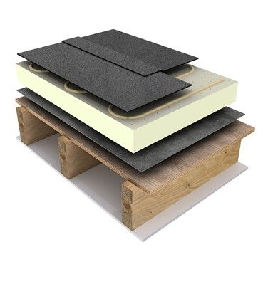 Битумная гидроизоляция для кровли - EUROROOF MONO - Alumasc Exterior Building Products - самоклеящаяся