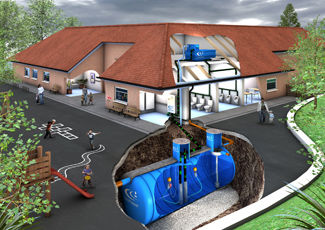 Резервуар для хранения воды - COMMERCIAL - Alumasc Exterior Building Products - заглубленный / из металла