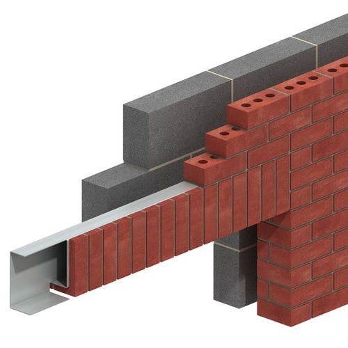 Ригель из нержавеющей стали - NEXUS BRICK - Ancon Building Products - несущий / для защиты / сборный