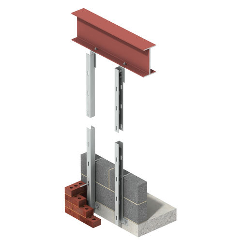 Столб из нержавеющей стали - WP1 & WP3 - Ancon Building Products - укрепленный раскосами
