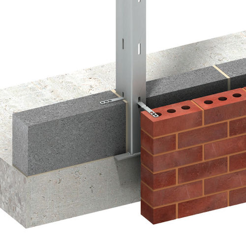 Столб из нержавеющей стали - WP2 - Ancon Building Products - укрепленный раскосами