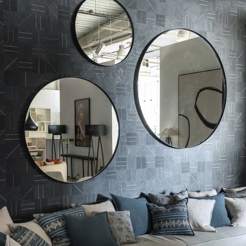 Настенное зеркало - Hole - PH Collection - современное / круглое / из стали