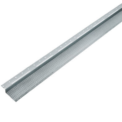 Отделочный профиль сталь - GYPFRAME RB1 - British Gypsum Limited  - для перегородок / посеребренный / прямой