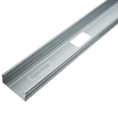 Отделочный профиль из гальванизированной стали - GYPFRAME 92 S SERIES - British Gypsum Limited  - для внутренних углов / U-образный / посеребренный