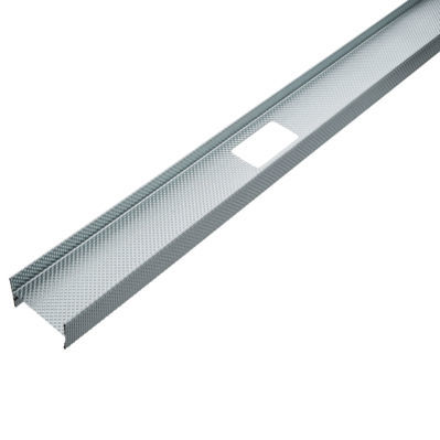Отделочный профиль из гальванизированной стали - GYPFRAME 70 SERIES - British Gypsum Limited  - для перегородок / U-образный / посеребренный