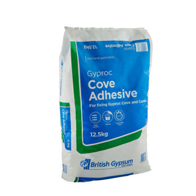 Клей для керамической плитки для цементирования - GYPROC COVE - British Gypsum Limited  - из штукатурки / белый / в форме порошка