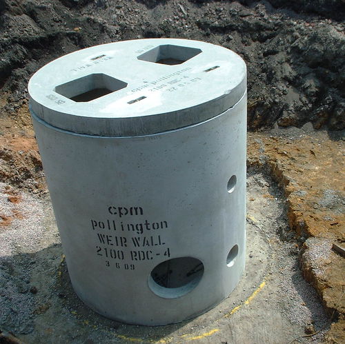 Смотровой колодец из бетона - COMPLEX WEIR WALL CHAMBERS - CPM Group Ltd 