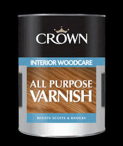Защитный лак - ALL PURPOSE  - Crown Paints  - для дерева / сатинированный